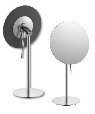Free standing hotel mirror for bathroom