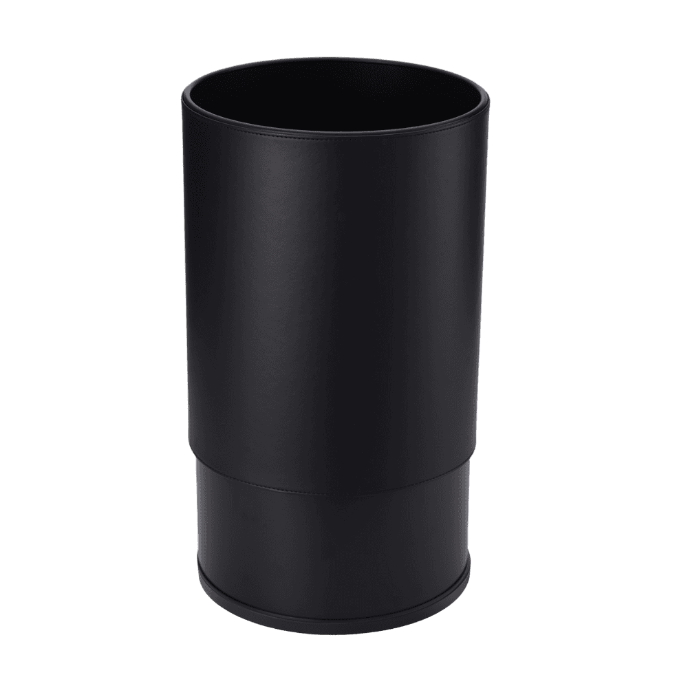 Hide-a-bag paper bin in black colour for in the holte room