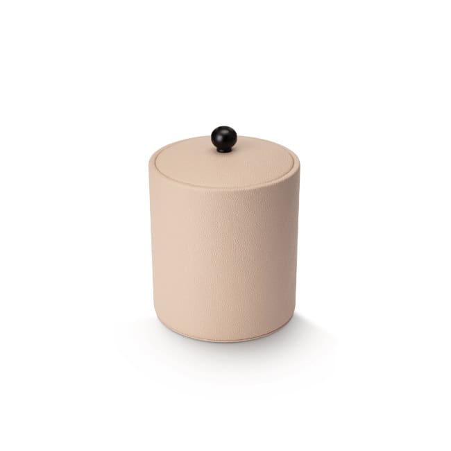 SLUSH hotel ice bucket warm beige faux leather