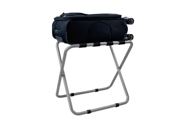 silver-luggage-rack-with-suitcase
